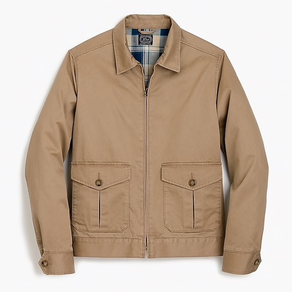J. Crew Other - Chino Work Jacket Khaki Size Large